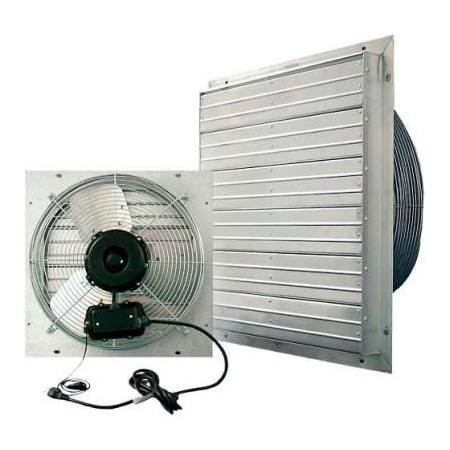 J & D Manufacturing J&D Manufacturing 16in ES Shutter Fan W/ 9' Power Cord, 1/10 HP, Single Phase VPES16